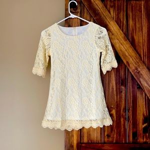 Girls 3/4 sleeve dress